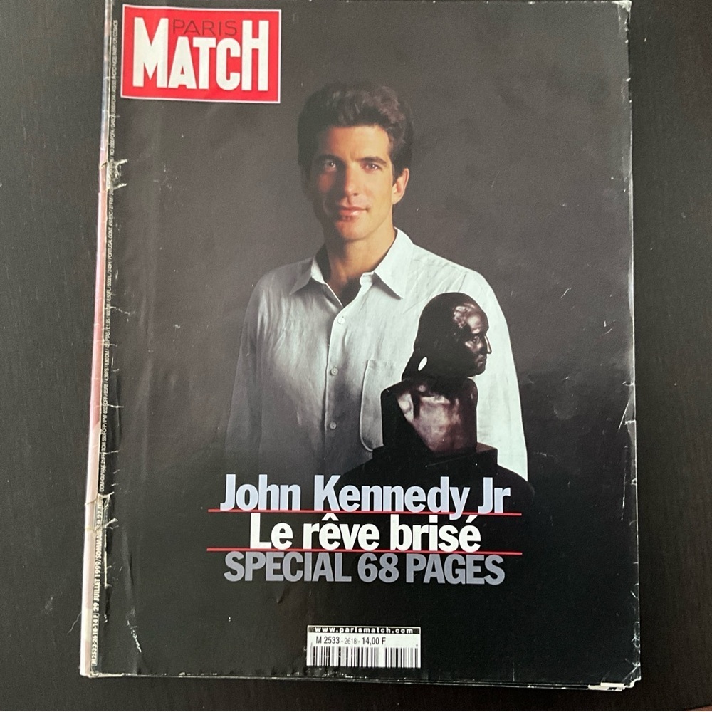 PARIS MATCH 2618 Deces John Kennedy Junior Carolyn Bessette Hopkins l'Armada